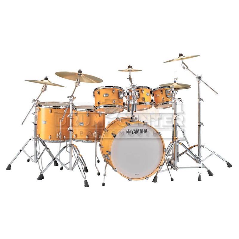 Yamaha Tour Custom Maple 6pc Drum Set Caramel Satin