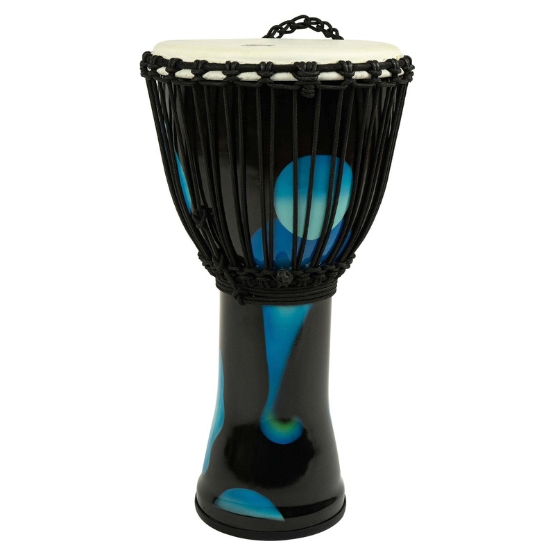 Toca Freestyle Rope-Tuned Djembe w/Goatskin Head 12" Blue Magma