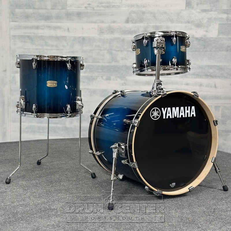 Yamaha Stage Custom Birch 3pc Drum Set 20/12/14 Deep Blue Sunburst