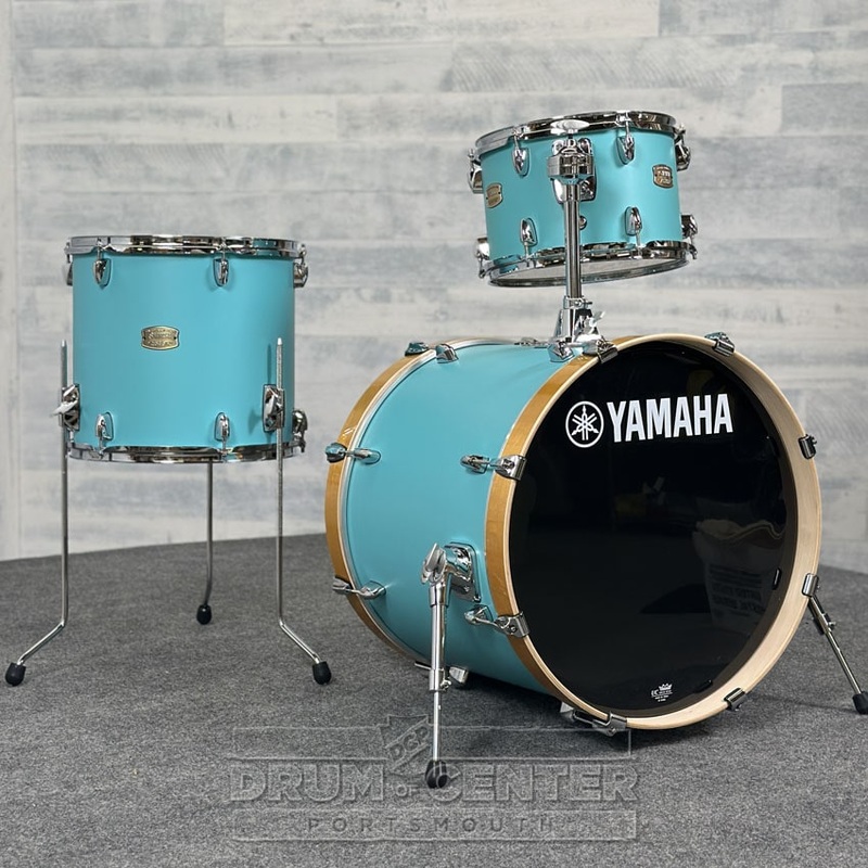 Yamaha Stage Custom Birch 3pc Drum Set 20/12/14 Matte Surf Green