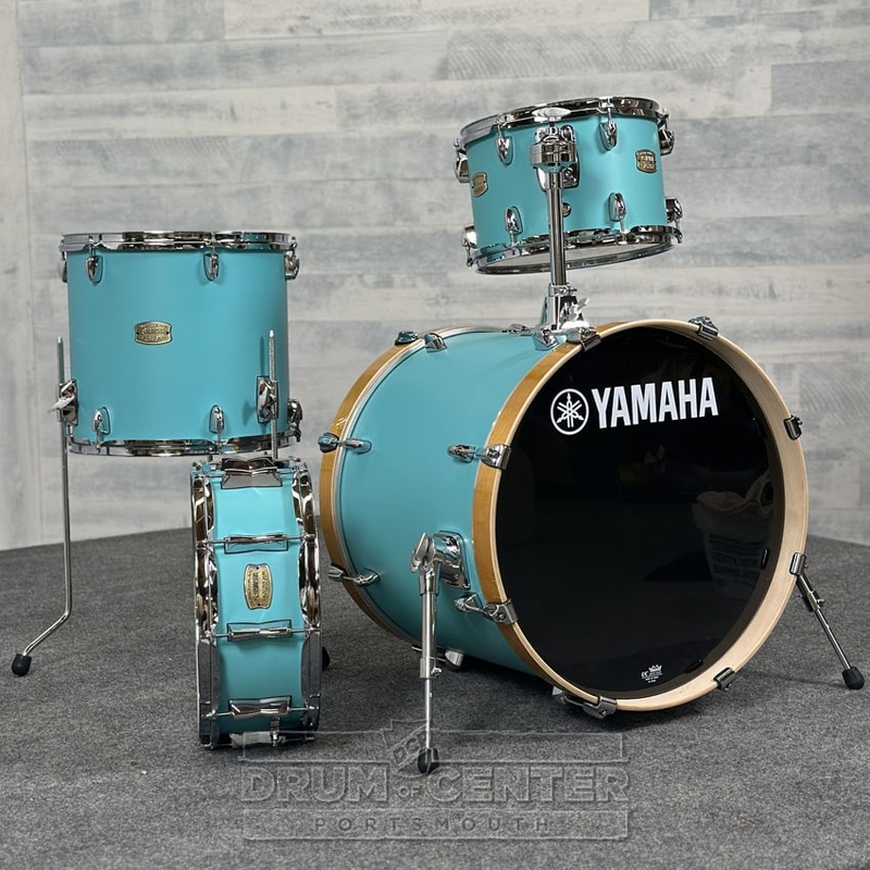 Yamaha Stage Custom Birch 4pc Drum Set 20/12/14/14 Matte Surf Green