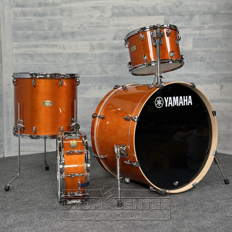 Yamaha Stage Custom Birch 4pc Drum Set 24/13/16/14 Honey Amber
