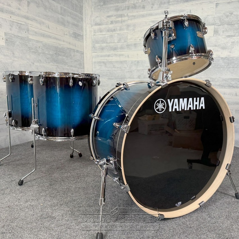 Yamaha Stage Custom Birch 4pc Drum Set 24/13/16/18 Deep Blue Sunburst