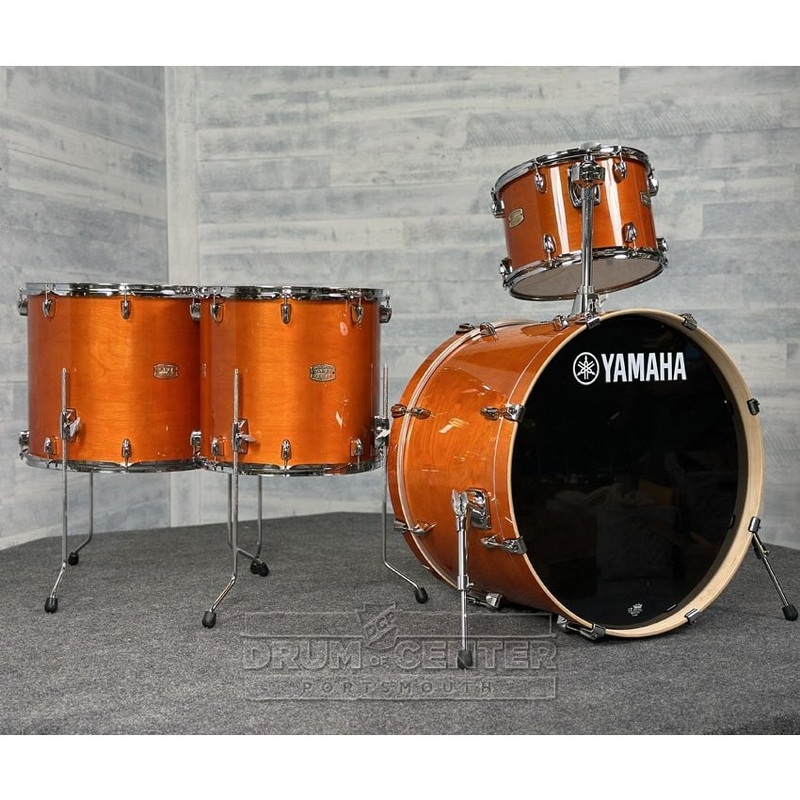 Yamaha Stage Custom Birch 4pc Drum Set 24/13/16/18 Honey Amber