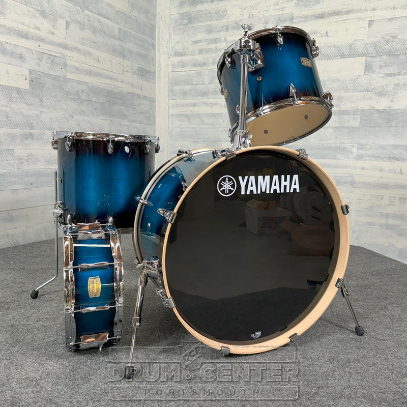 Yamaha Stage Custom Birch 4pc Drum Set 24/14/16/14 Deep Blue Sunburst