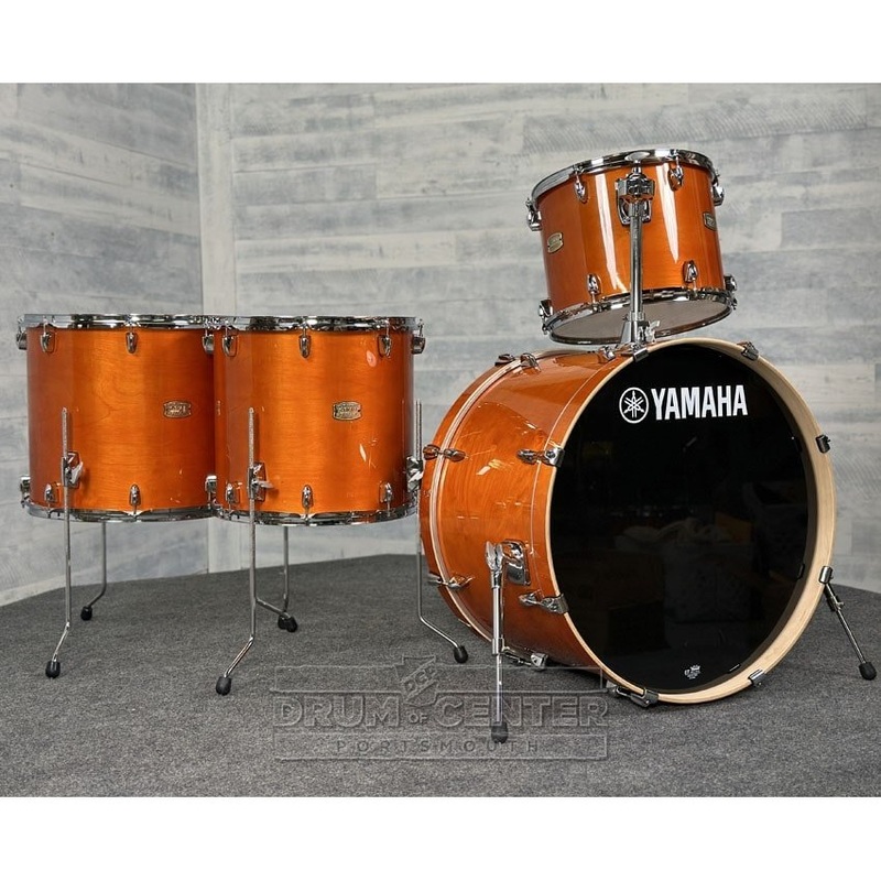 Yamaha Stage Custom Birch 4pc Drum Set 24/14/16/18 Honey Amber