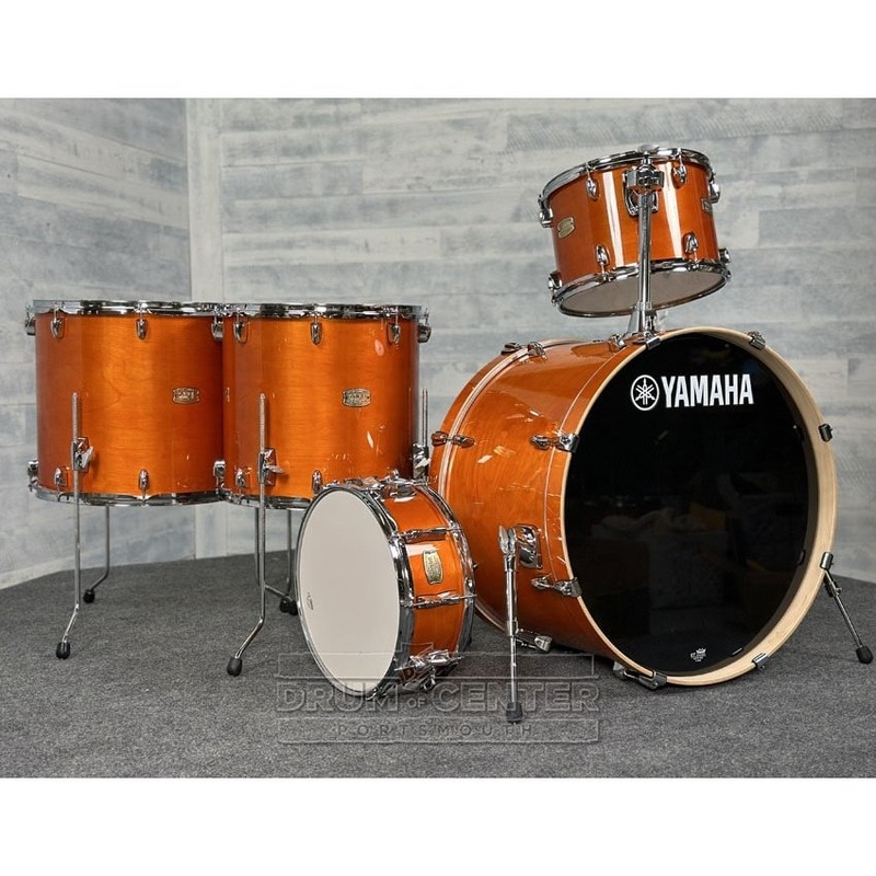 Yamaha Stage Custom Birch 5pc Drum Set 24/13/16/18/14 Honey Amber