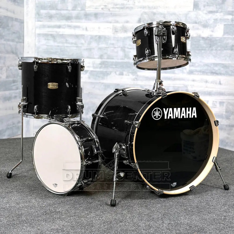 Yamaha Stage Custom Birch 4pc Drum Set 20/12/14/14 Raven Black