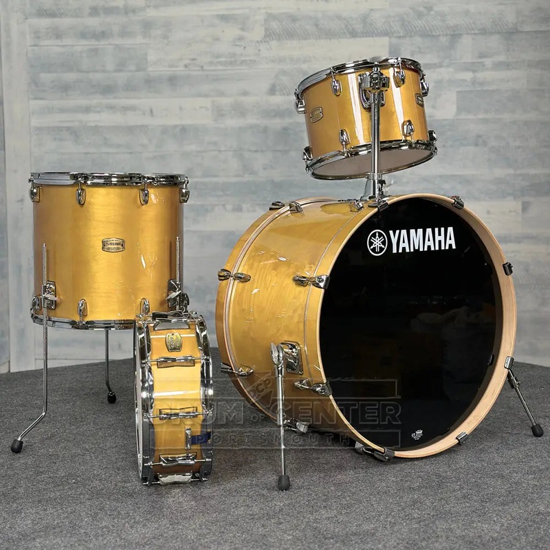Yamaha Stage Custom Birch 4pc Drum Set 24/13/16/14 Natural Wood