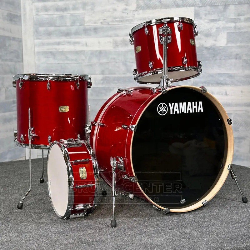 Yamaha Stage Custom Birch 4pc Drum Set 24/14/16/14 Cranberry Red