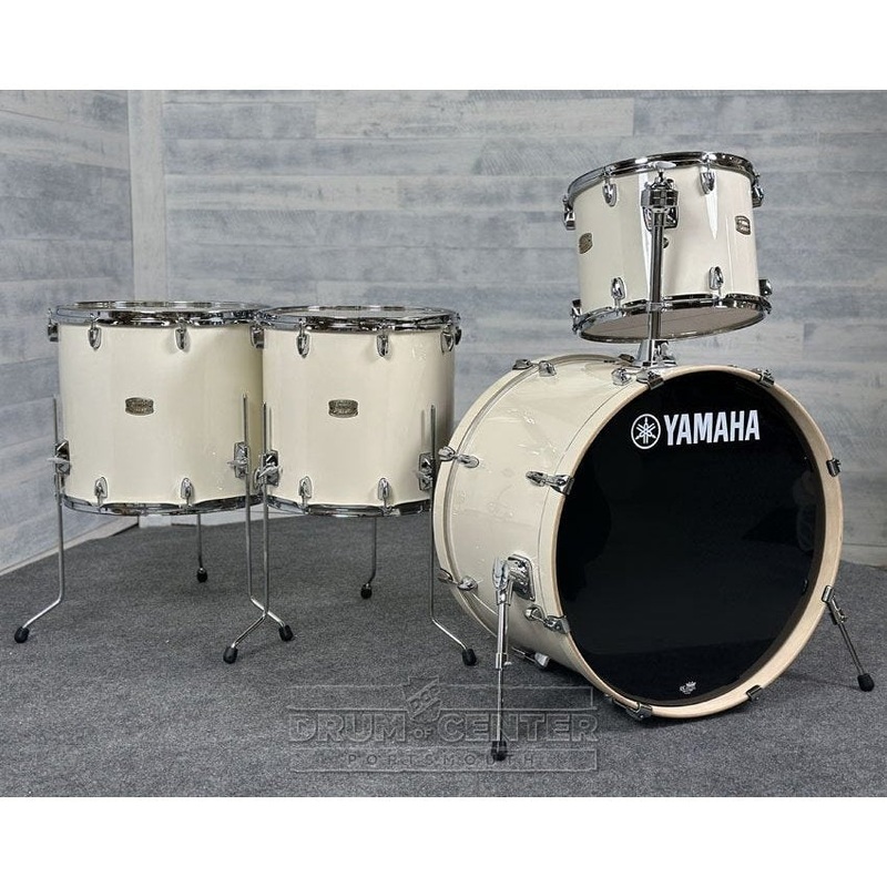 Yamaha Stage Custom Birch 4pc Drum Set 24/14/16/18 Classic White