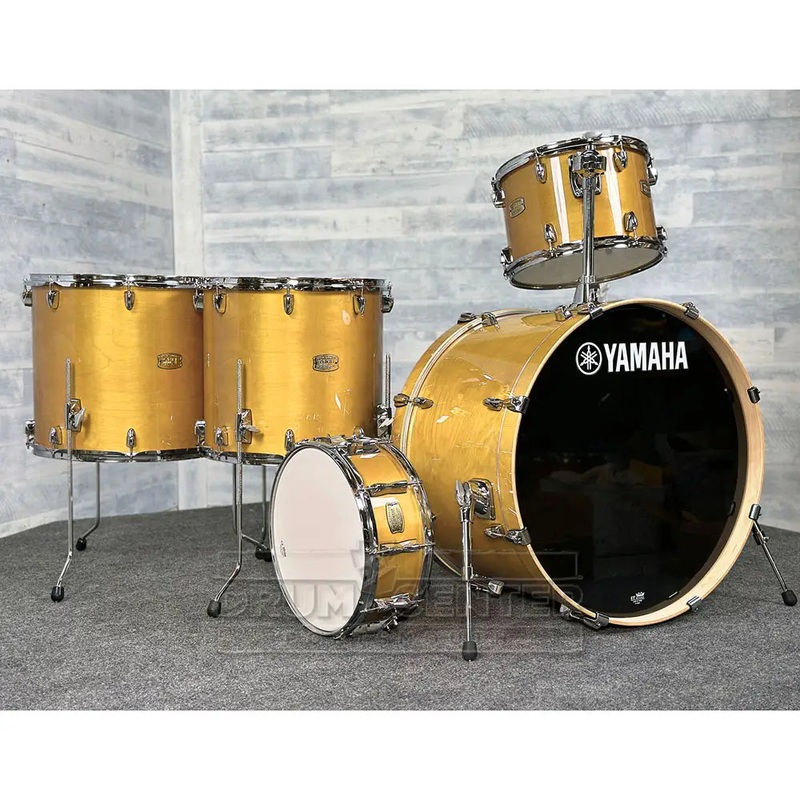 Yamaha Stage Custom Birch 5pc Drum Set 24/13/16/18/14 Natural Wood