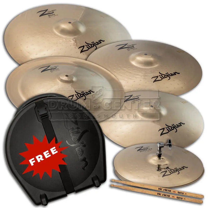 Zildjian Z Custom Zuper Cymbal Set 15/18/20/20/22 w/FREE Hardshell Case