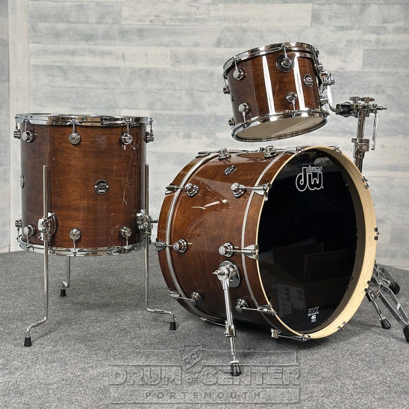 DW Performance 3pc Drum Set 22/12/16 Walnut Lacquer - DCP Exclusive!