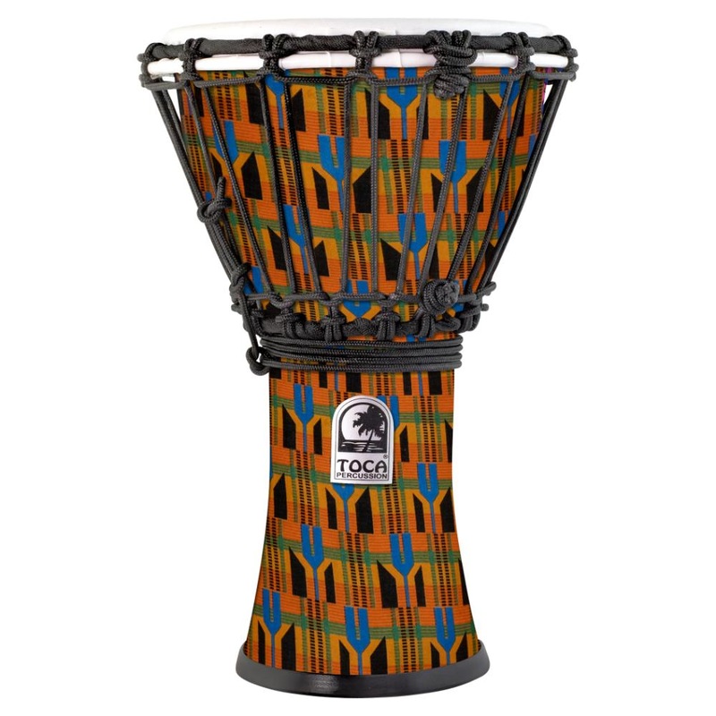 Toca Freestyle ColorSound Djembe 7" Kente
