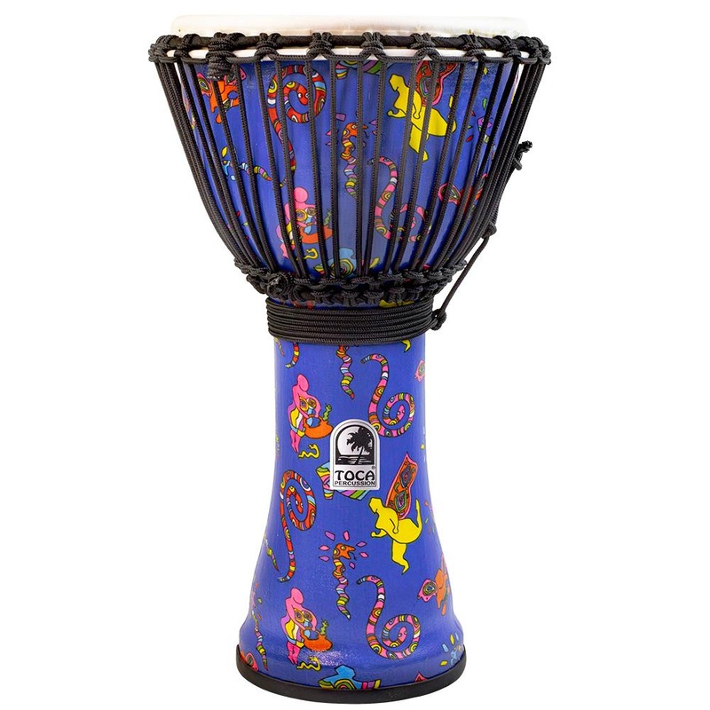 Toca Freestyle Rope-Tuned Djembe 10" Fever Dream