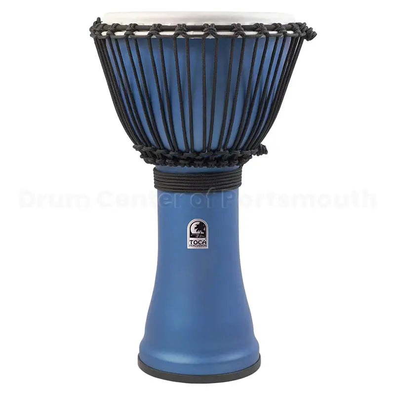 Toca Freestyle Rope-Tuned Djembe 10" Matte Grey Skies