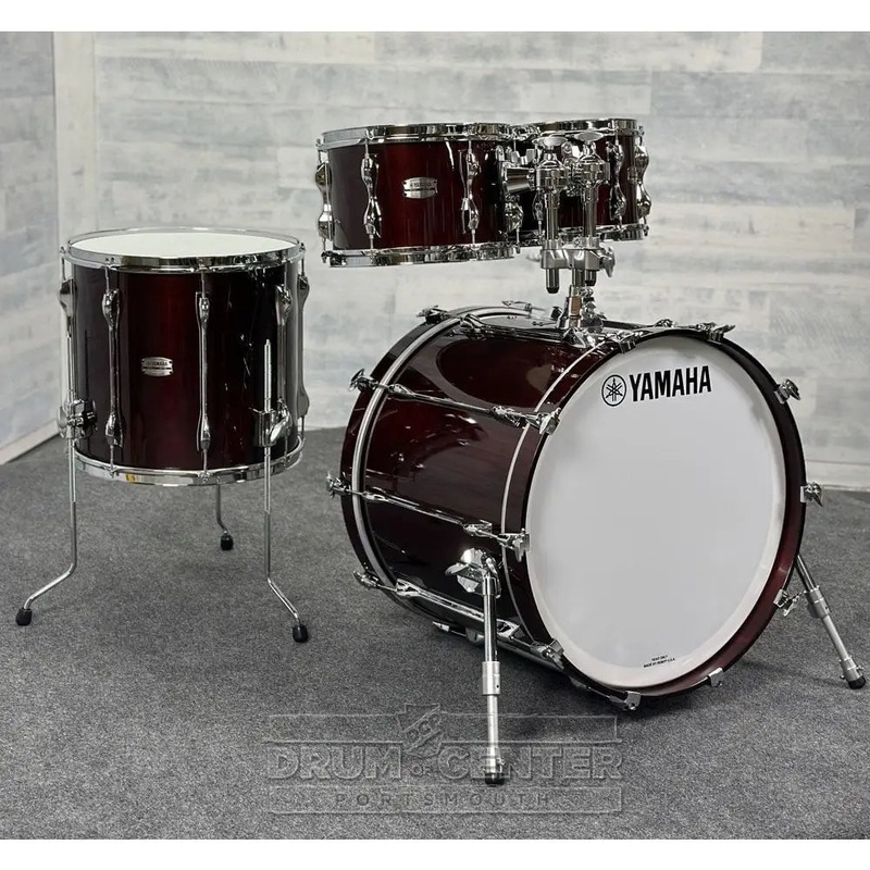 Yamaha Recording Custom 4pc Rock Drum Set Classic Walnut