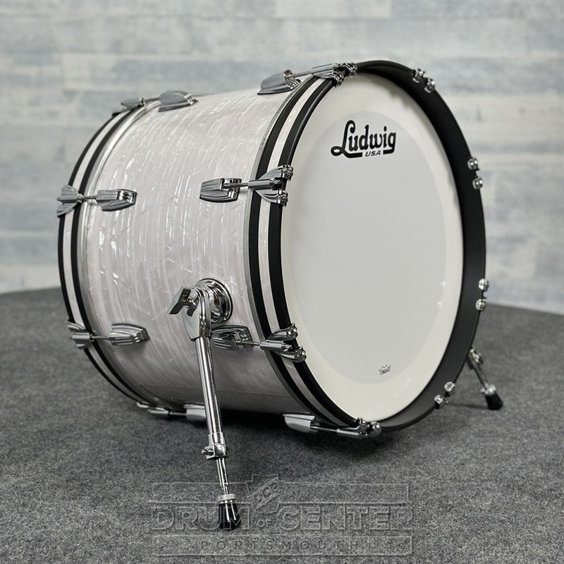 Ludwig Classic Maple "Super 70s"  Bass Drum 20x14 70s White Marine Pearl - DCP Exclusive!