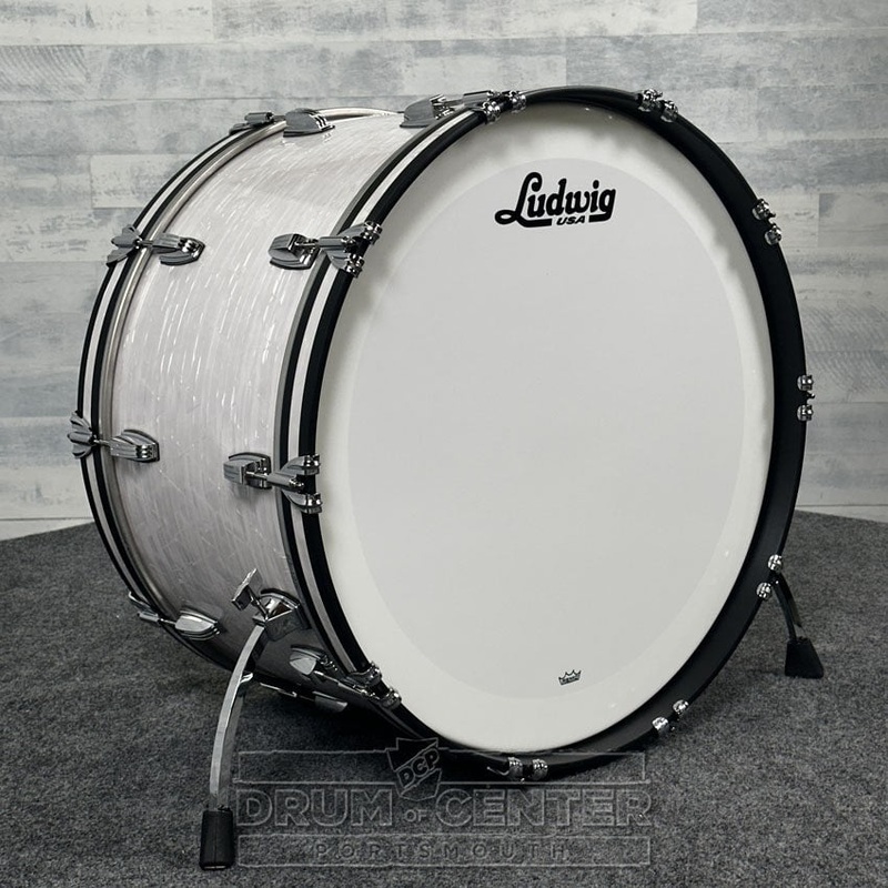Ludwig Classic Maple "Super 70s"  Bass Drum 26x14 70s White Marine Pearl - DCP Exclusive!