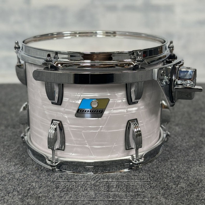 Ludwig Classic Maple "Super 70s"  Tom 10x7.5 70s White Marine Pearl w/Vibraband - DCP Exclusive!
