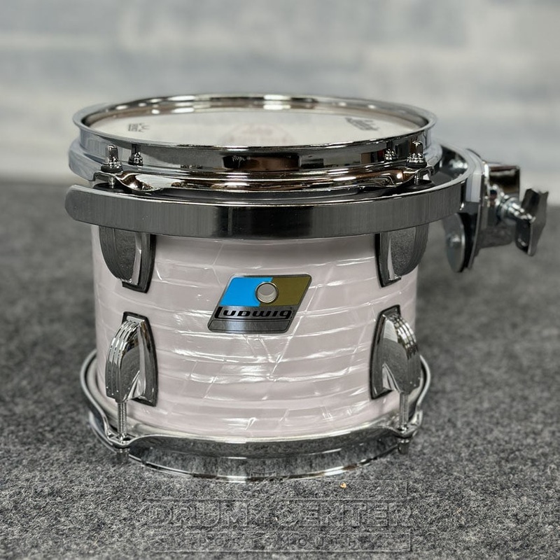 Ludwig Classic Maple "Super 70s" Tom 8x7 70s White Marine Pearl w/Vibraband - DCP Exclusive!