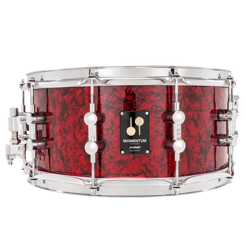 Sonor Momentum Maple Snare Drum 14x6.5 Red Pearl