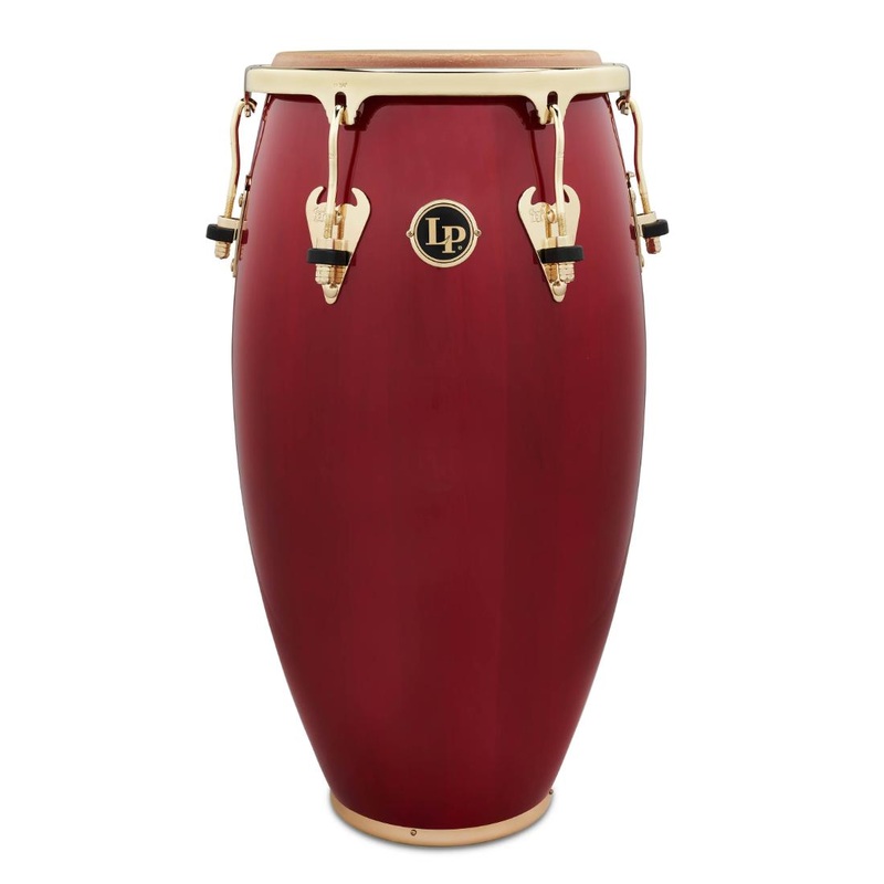 LP Matador Wood Conga 11 3/4" Red w/Gold Hardware
