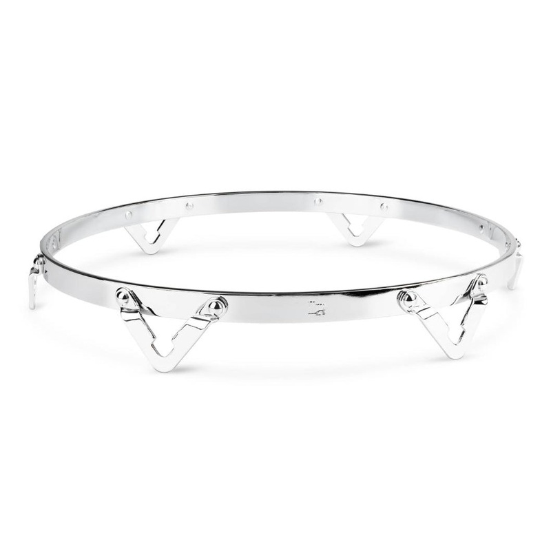 LP Traditional Tumba Rim 12 1/2" Chrome