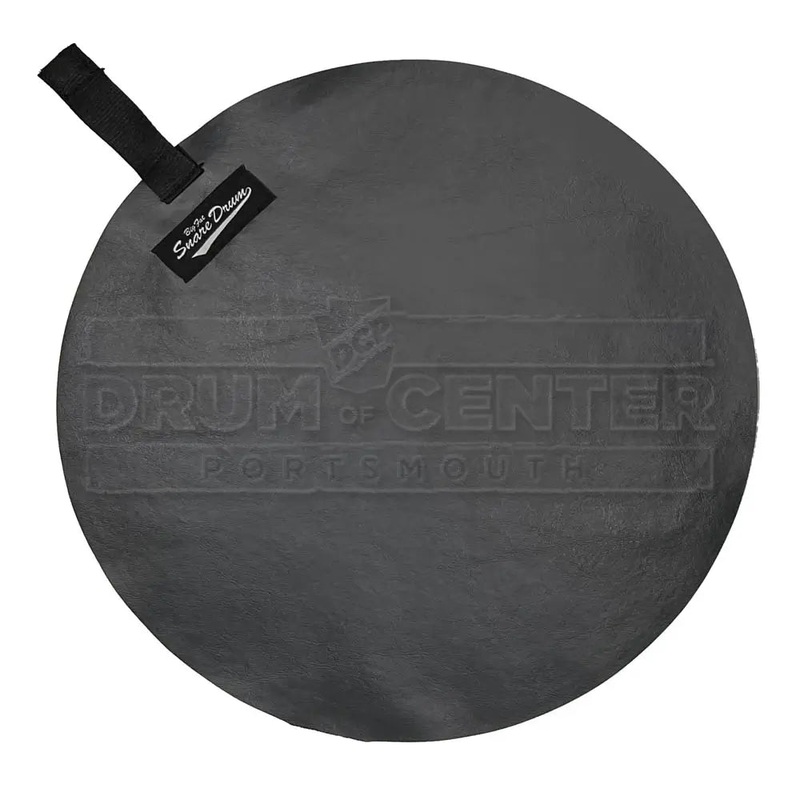 Big Fat Snare Drum Faux Suede 14" Shiny Black