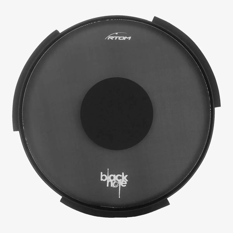 Black Hole Drum Silencing Pad 18" w/Slide-in Tuneable Mesh Head