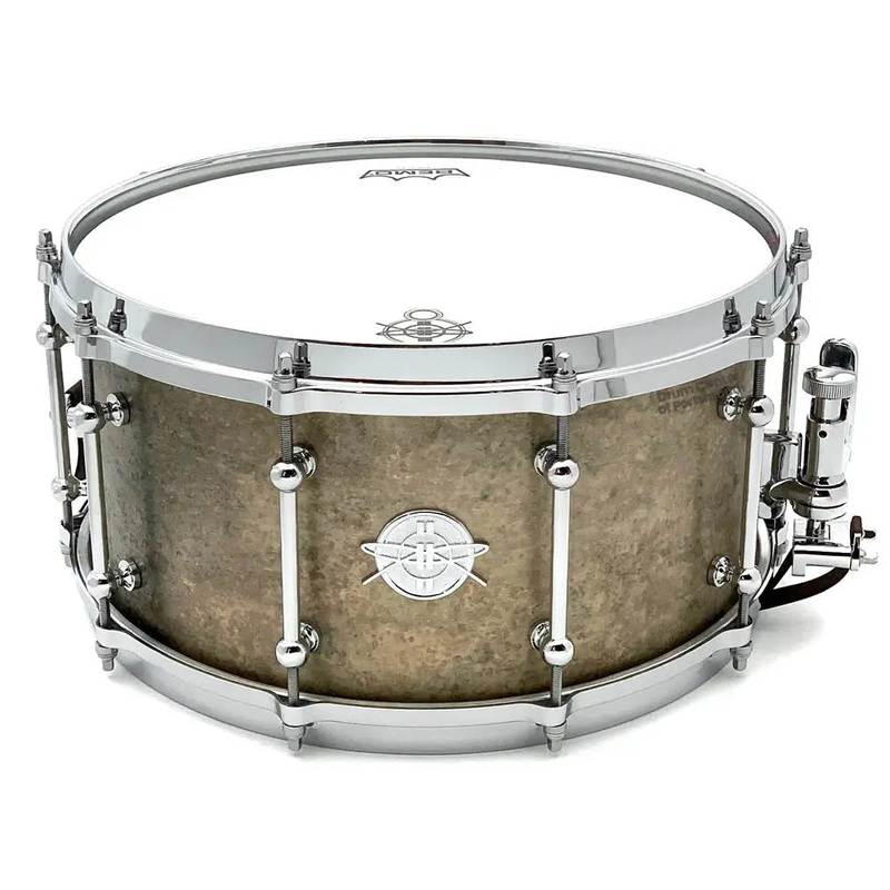 Dunnett Classic Model K Kast Bronze Snare Drum 14x7 Antique Finish