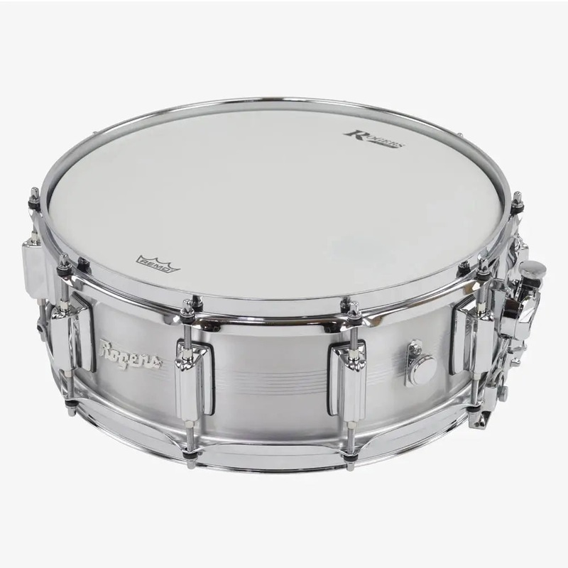 Rogers Dyna-Sonic 7-Line Aluminum Snare Drum 14x5