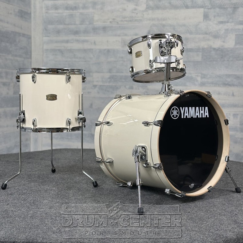 Yamaha Stage Custom Birch 3pc Drum Set 20/12/14 Classic White