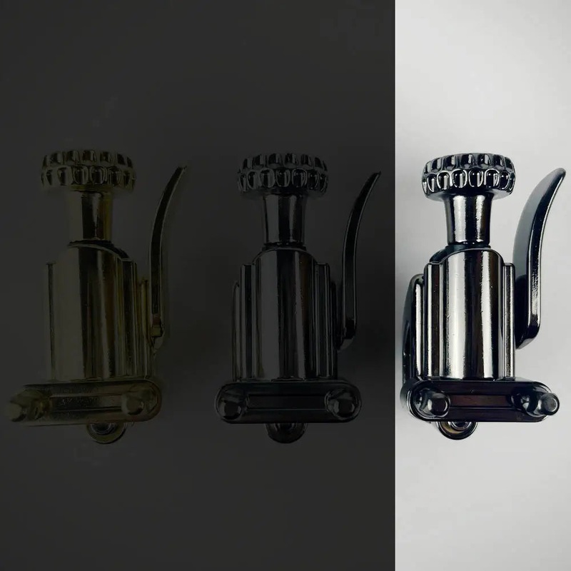 INDe Drum Labs SBMini Piccolo Strainer & Butt Plate Set Black Nickel