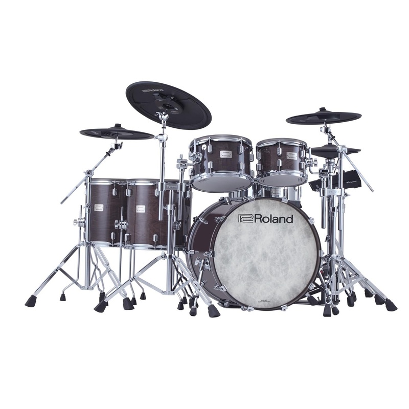 Roland VAD716 V-Drums Acoustic Design 716 Drum Set Gloss Ebony