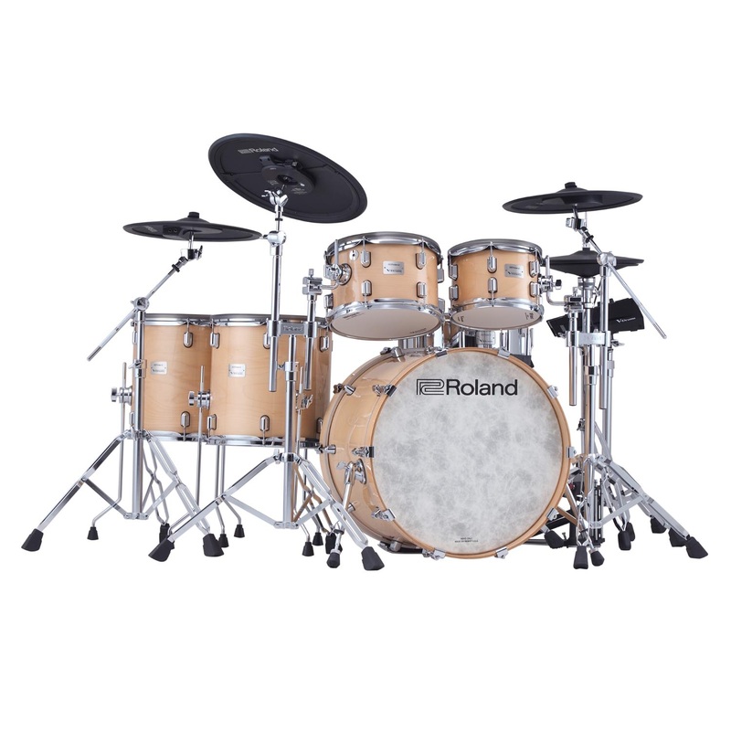 Roland VAD716 V-Drums Acoustic Design 716 Drum Set Gloss Natural