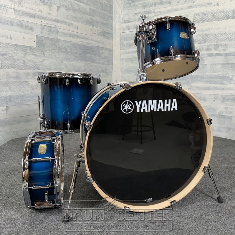 Yamaha Stage Custom Birch 4pc Drum Set 24/13/16/14 Deep Blue Sunburst