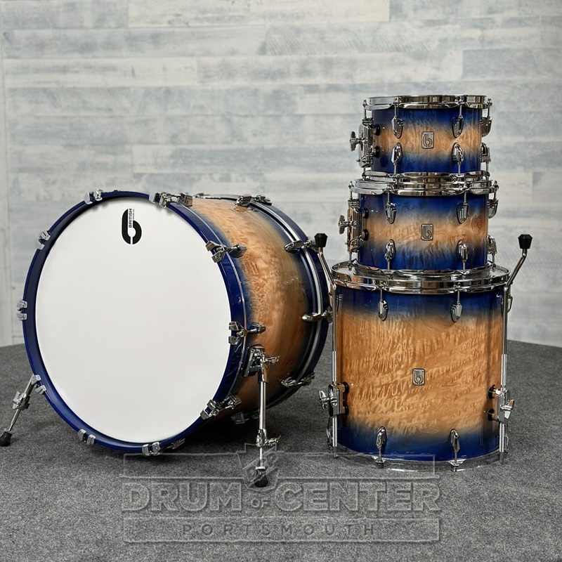 British Drum Company Founder's Reserve Birch 4pc Drum Set Peveril Shore