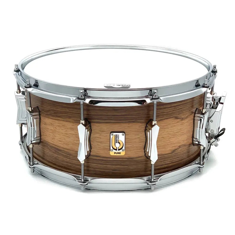 British Drum Company Founder's Reserve Pure Ultra Snare Drum 14x6.5 Wild Mango