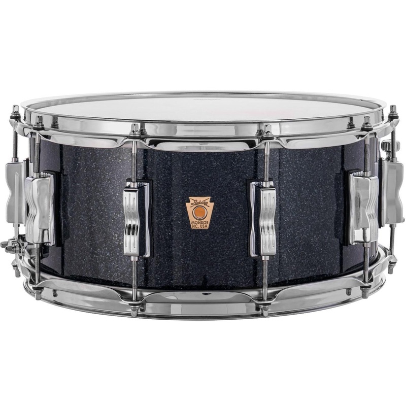 Ludwig Classic Maple Snare Drum 14x6.5 Hybrid Black Sparkle
