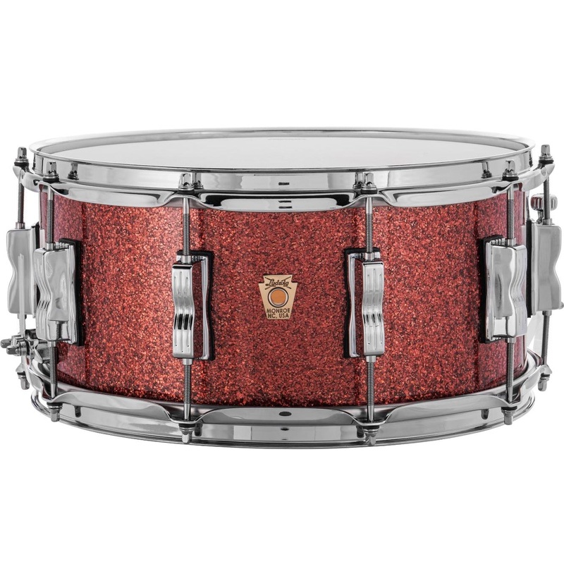 Ludwig Classic Maple Snare Drum 14x6.5 Hybrid Copper Sparkle