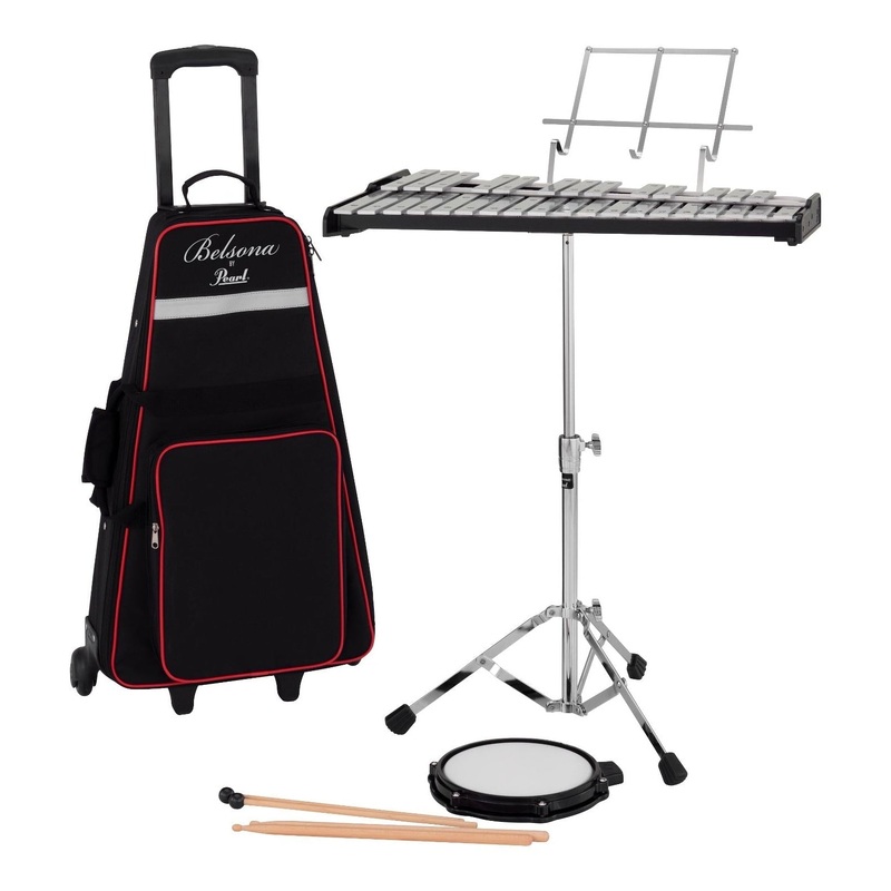 Pearl Belsona Percussion Kit w/Rolling Case