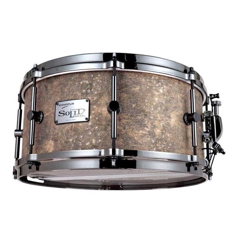 Canopus Patina Solid Brass Snare Drum 14x6.5
