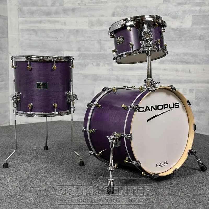 Canopus RFM 3pc Jazz Drum Set Purple Oil