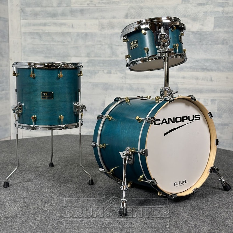 Canopus RFM 3pc Jazz Drum Set Teal Oil