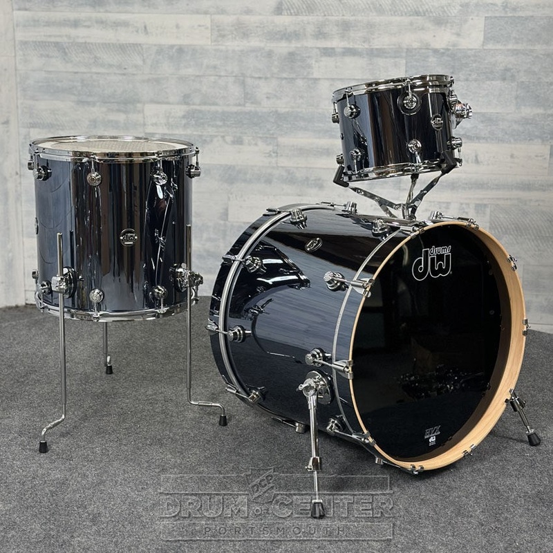 DW Performance 3pc Drum Set Chrome Shadow