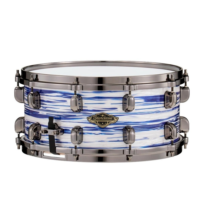 Tama Starclassic Walnut/Birch Snare Drum 14x6.5 Blue & White Oyster