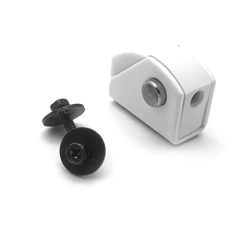 Crush Bass Drum Lug Complete, White