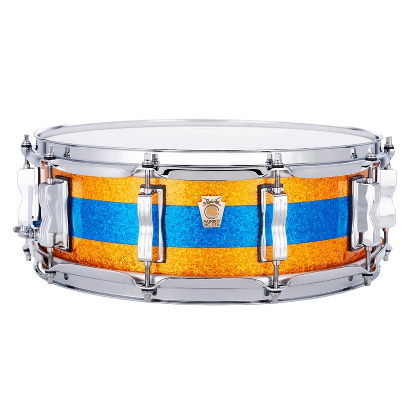 Ludwig Classic Maple Snare Drum 14x5 Gold/Blue/Gold Tri-Band